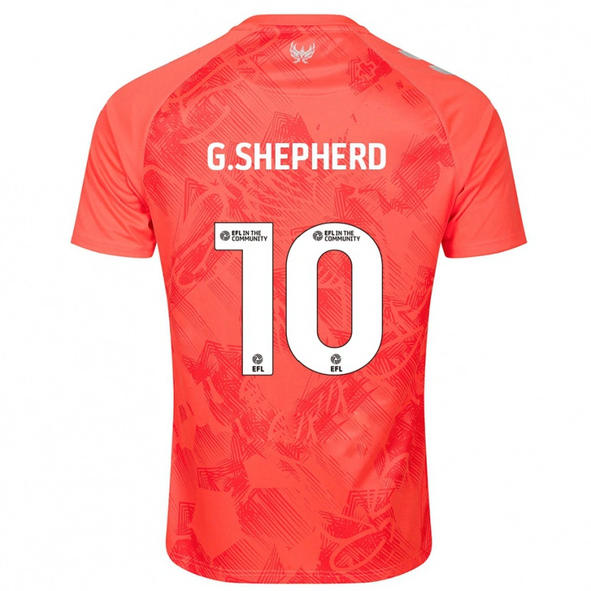 Danxen Damen George Shepherd #10 Orange Weiß Auswärtstrikot Trikot 2025/26 T-Shirt