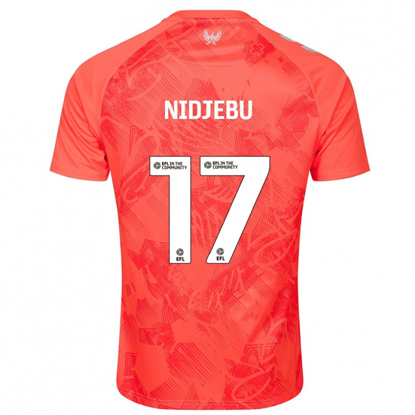 Danxen Damen Success Nidjebu #17 Orange Weiß Auswärtstrikot Trikot 2025/26 T-Shirt