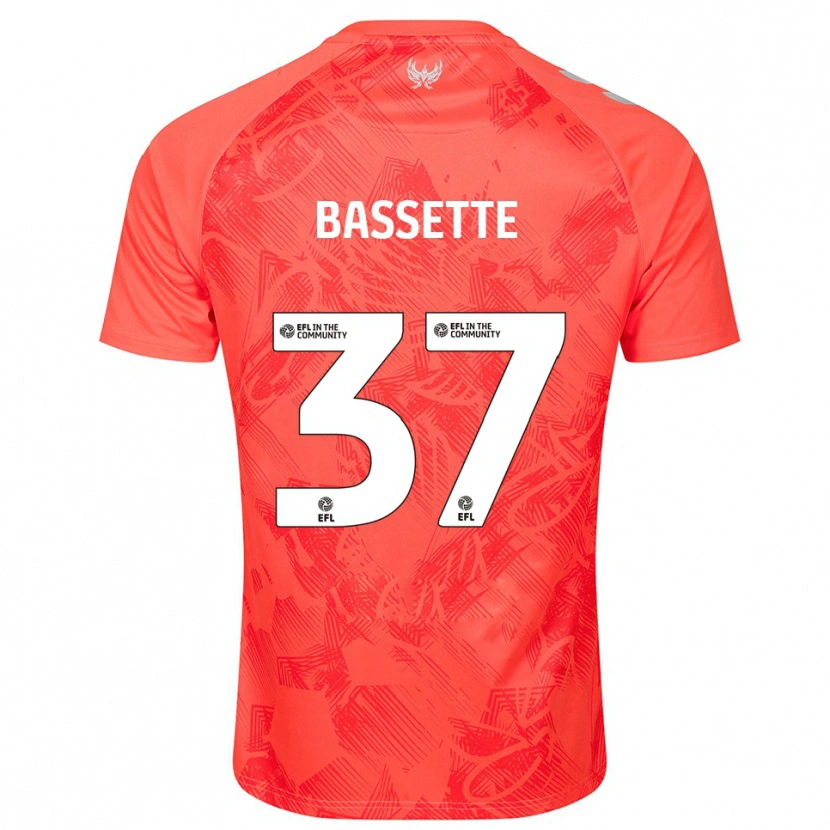 Danxen Damen Norman Bassette #37 Orange Weiß Auswärtstrikot Trikot 2025/26 T-Shirt