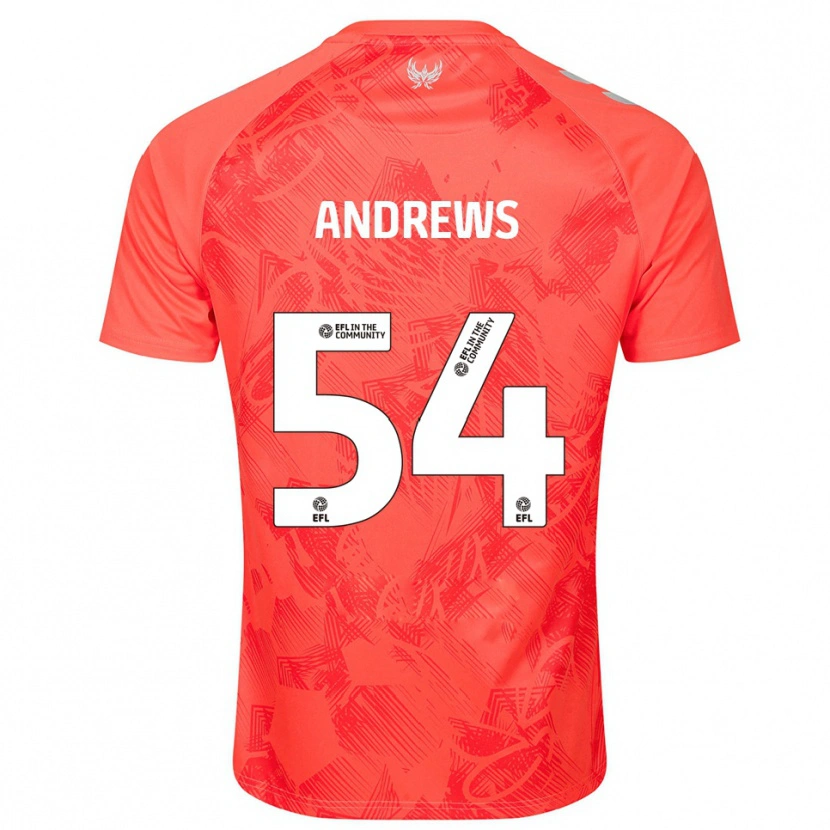 Danxen Damen Kai Andrews #54 Orange Weiß Auswärtstrikot Trikot 2025/26 T-Shirt