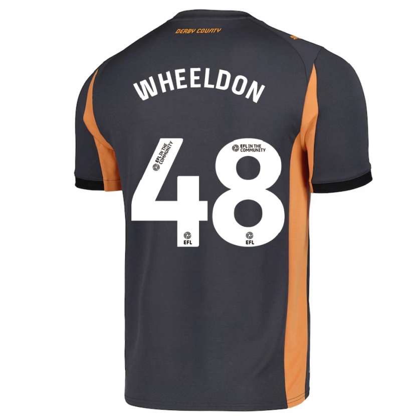 Danxen Damen Lennon Wheeldon #48 Grau Orange Schwarz Auswärtstrikot Trikot 2025/26 T-Shirt