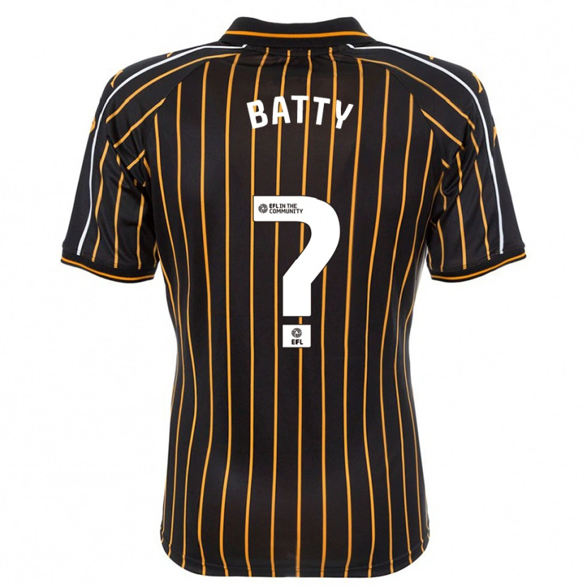 Danxen Damen Joe Batty #0 Weiß Schwarz Auswärtstrikot Trikot 2025/26 T-Shirt
