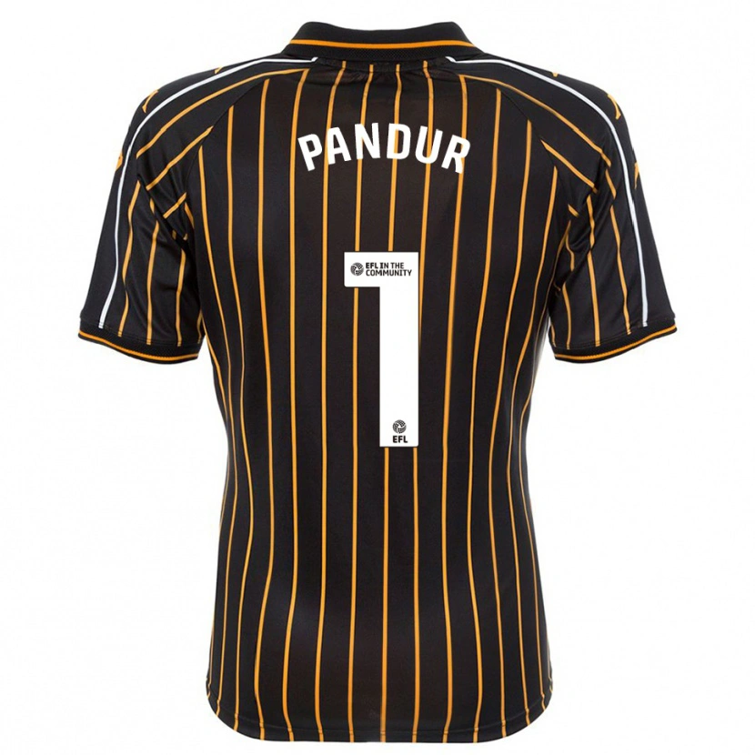 Danxen Damen Ivor Pandur #1 Weiß Schwarz Auswärtstrikot Trikot 2025/26 T-Shirt