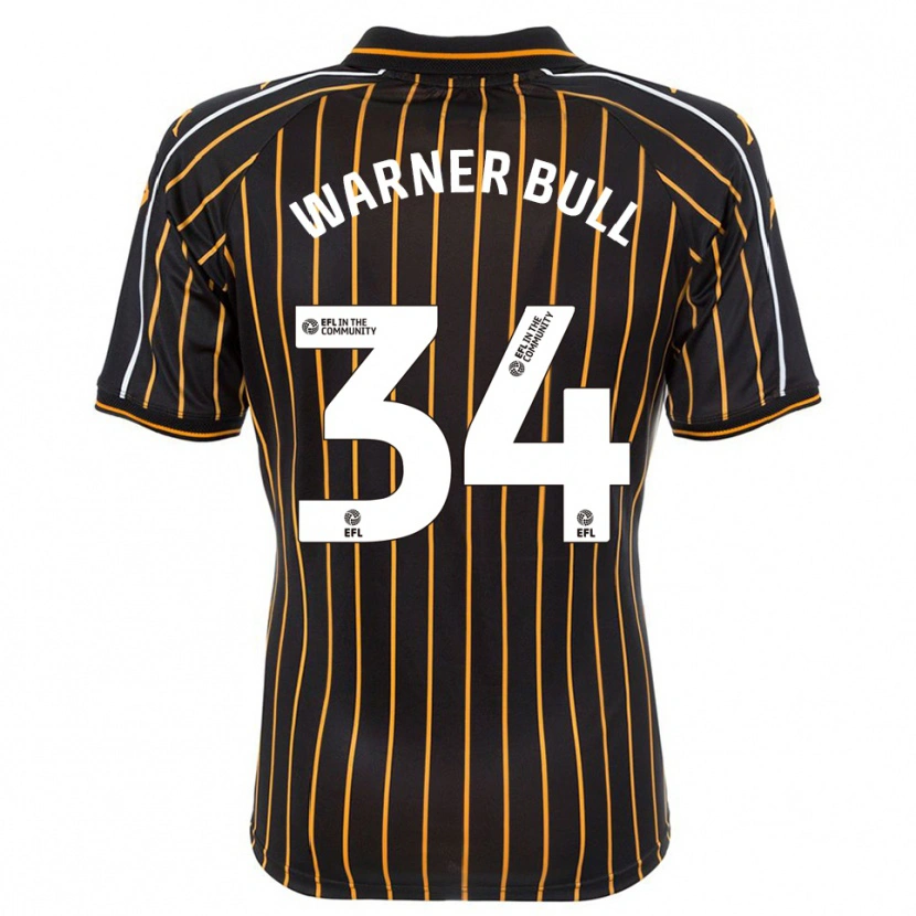 Danxen Damen Lucy Warner-Bull #34 Weiß Schwarz Auswärtstrikot Trikot 2025/26 T-Shirt