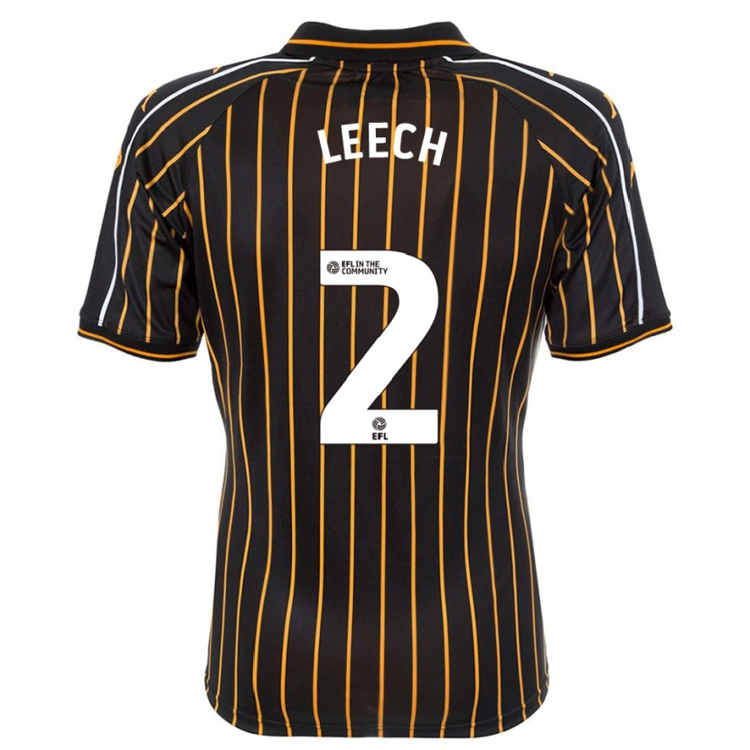 Danxen Damen Rory Leech #2 Weiß Schwarz Auswärtstrikot Trikot 2025/26 T-Shirt