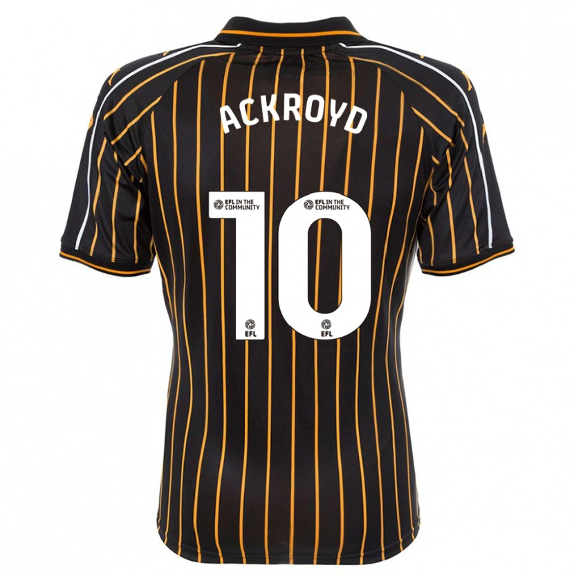 Danxen Damen Rachael Ackroyd #10 Weiß Schwarz Auswärtstrikot Trikot 2025/26 T-Shirt