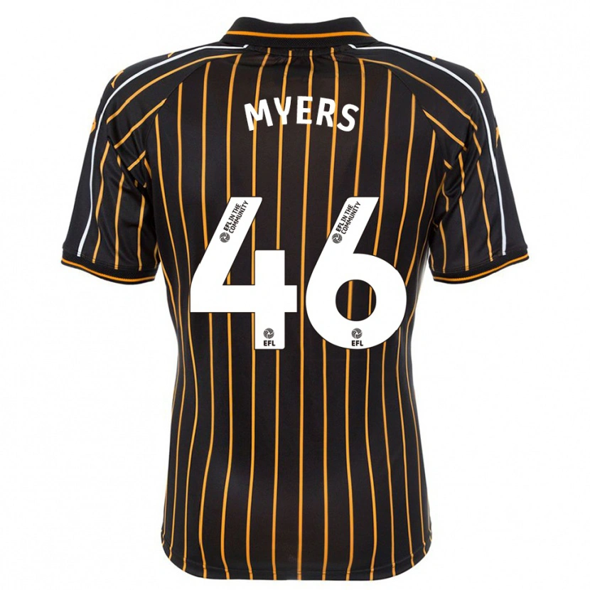 Danxen Damen Zane Myers #46 Weiß Schwarz Auswärtstrikot Trikot 2025/26 T-Shirt