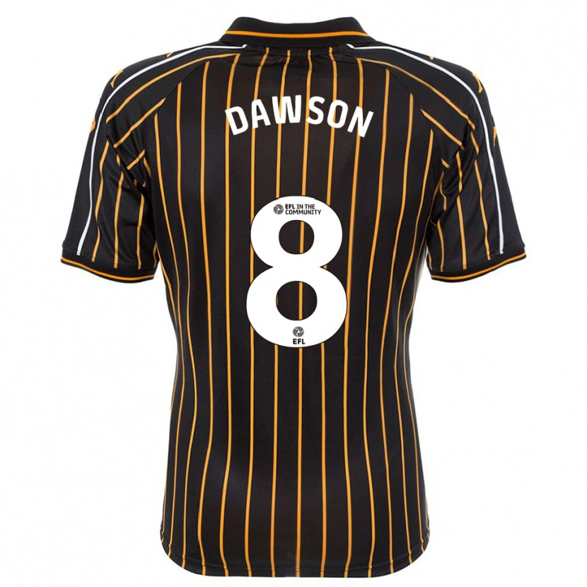 Danxen Damen Lucas Dawson #8 Weiß Schwarz Auswärtstrikot Trikot 2025/26 T-Shirt