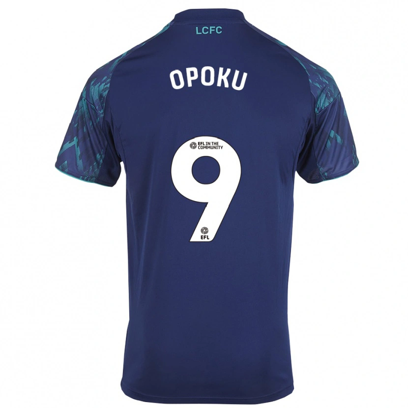 Danxen Damen Nathaniel Opoku #9 Marinegrün Weiß Auswärtstrikot Trikot 2025/26 T-Shirt