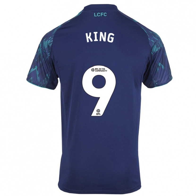 Danxen Damen Josh King #9 Marinegrün Weiß Auswärtstrikot Trikot 2025/26 T-Shirt