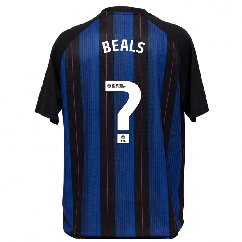 Danxen Damen Ben Beals #0 Blau Schwarz Auswärtstrikot Trikot 2025/26 T-Shirt