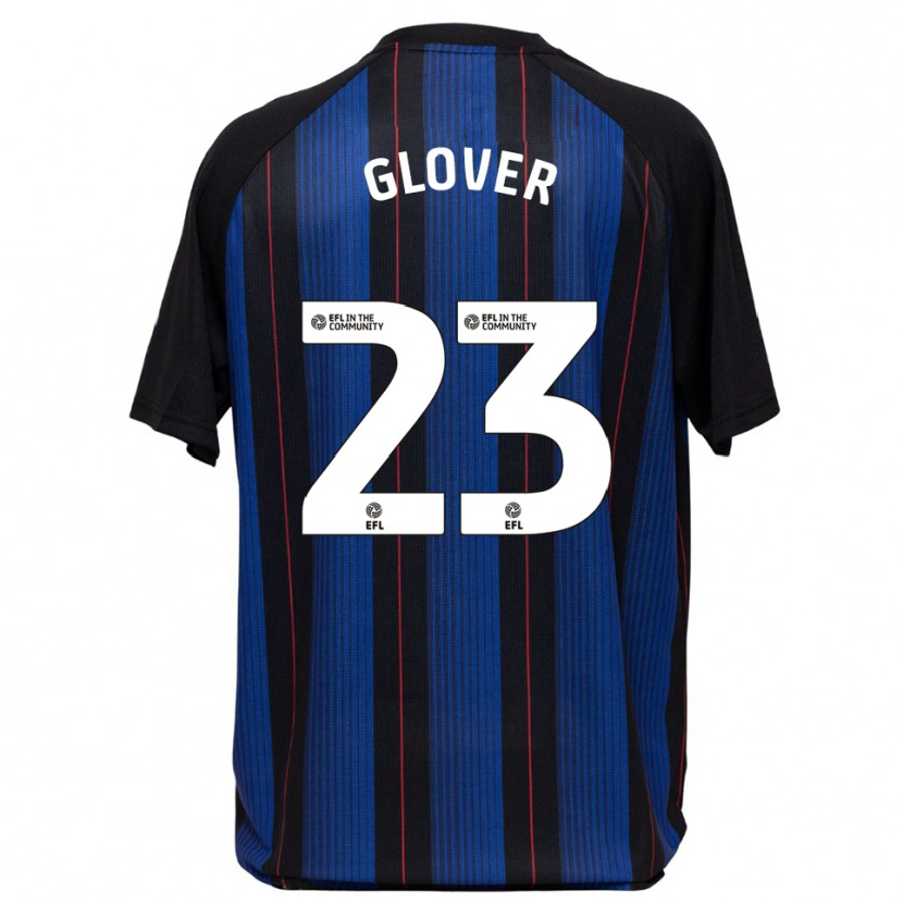 Danxen Damen Tom Glover #23 Blau Schwarz Auswärtstrikot Trikot 2025/26 T-Shirt