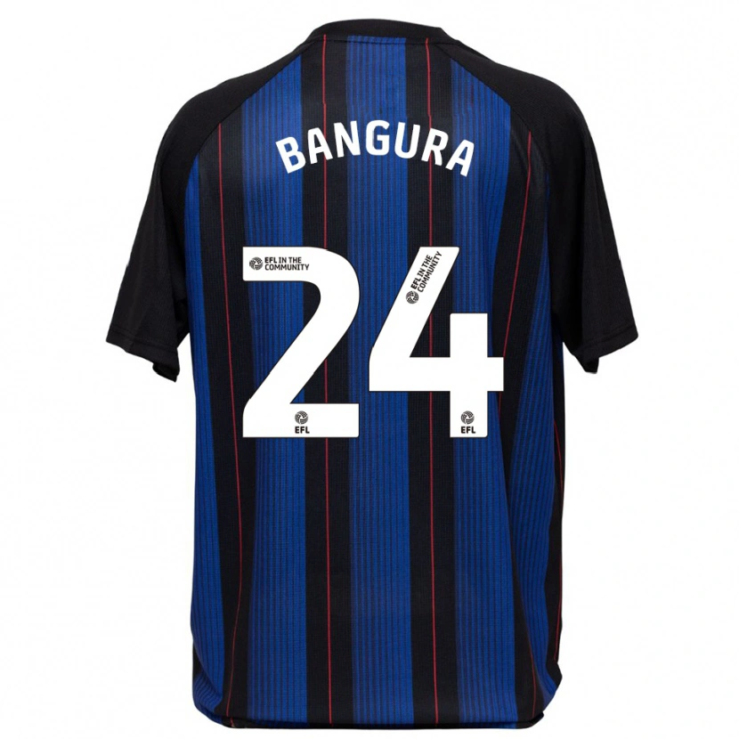 Danxen Damen Alex Bangura #24 Blau Schwarz Auswärtstrikot Trikot 2025/26 T-Shirt