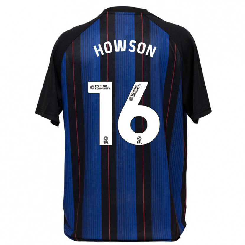 Danxen Damen Jonathan Howson #16 Blau Schwarz Auswärtstrikot Trikot 2025/26 T-Shirt