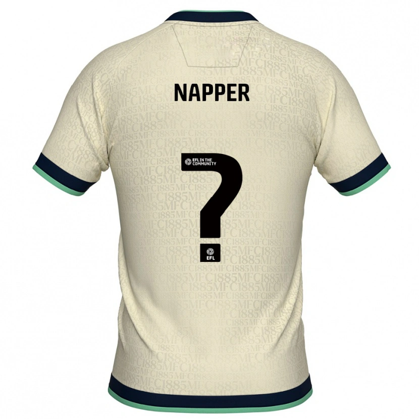 Danxen Damen Ellen Napper #0 Champagner Marine Auswärtstrikot Trikot 2025/26 T-Shirt