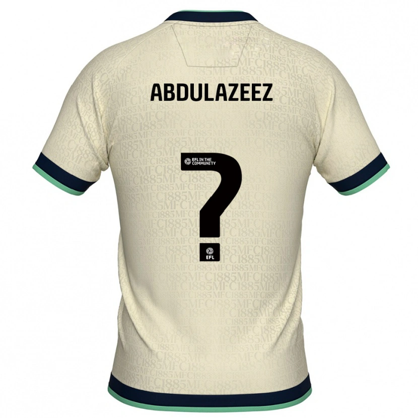 Danxen Damen Abdulahi Abdulazeez #0 Champagner Marine Auswärtstrikot Trikot 2025/26 T-Shirt