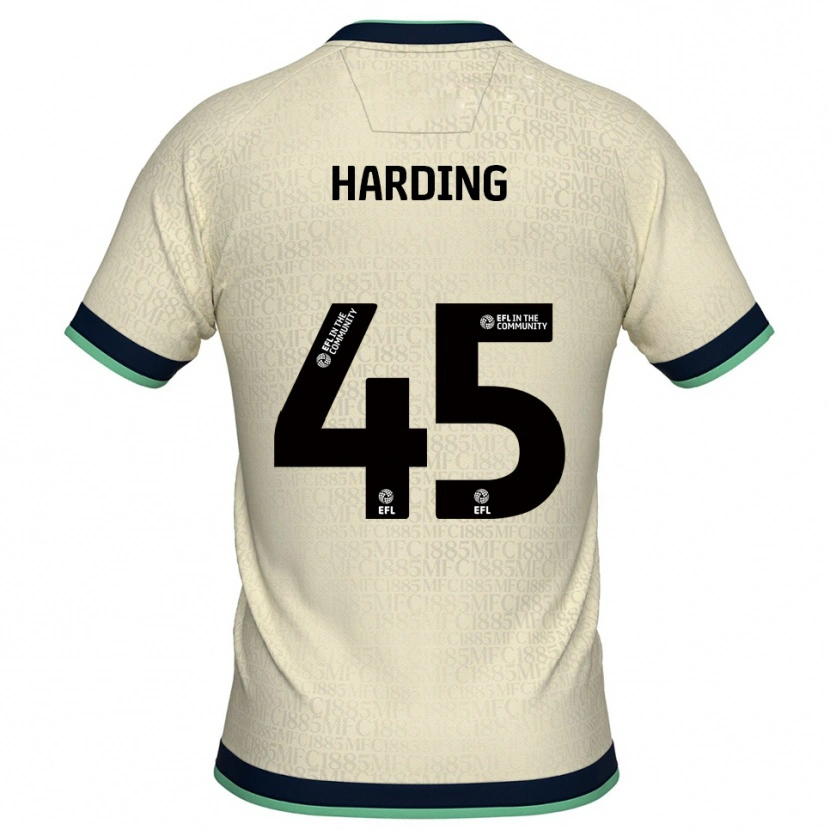 Danxen Damen Wes Harding #45 Champagner Marine Auswärtstrikot Trikot 2025/26 T-Shirt