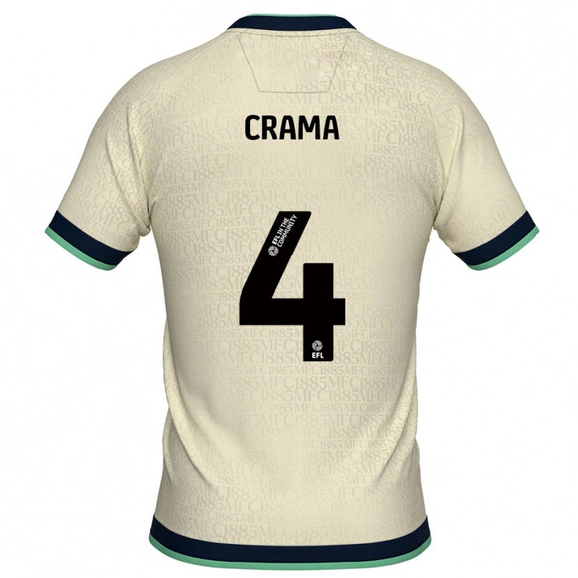 Danxen Damen Tristan Crama #4 Champagner Marine Auswärtstrikot Trikot 2025/26 T-Shirt