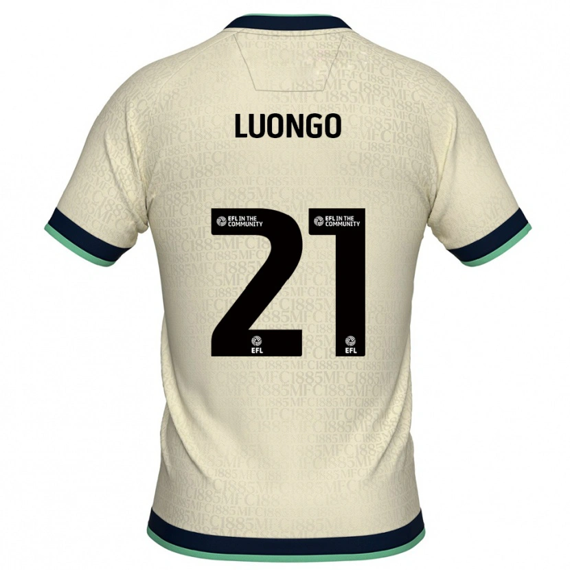 Danxen Damen Massimo Luongo #21 Champagner Marine Auswärtstrikot Trikot 2025/26 T-Shirt