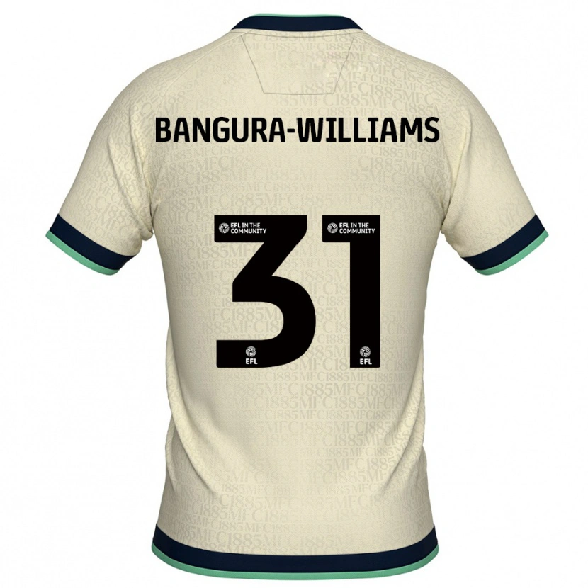 Danxen Damen Ra'ees Bangura-Williams #31 Champagner Marine Auswärtstrikot Trikot 2025/26 T-Shirt