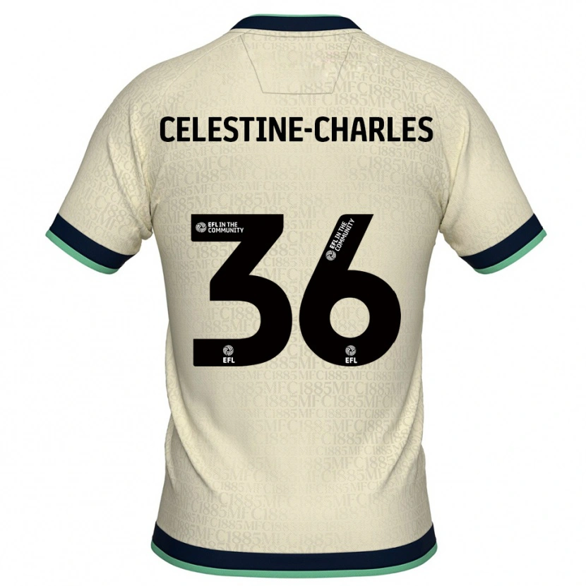 Danxen Damen Jaiden Celestine-Charles #36 Champagner Marine Auswärtstrikot Trikot 2025/26 T-Shirt