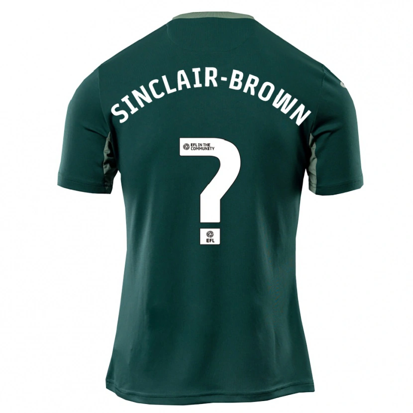 Danxen Damen Jeremiah Sinclair-Brown #0 Grün Weiß Lila Auswärtstrikot Trikot 2025/26 T-Shirt