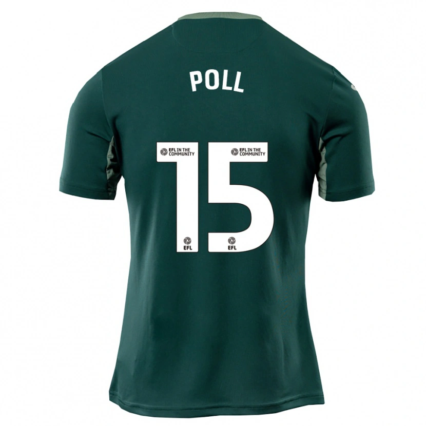 Danxen Damen Lucas Poll #15 Grün Weiß Lila Auswärtstrikot Trikot 2025/26 T-Shirt