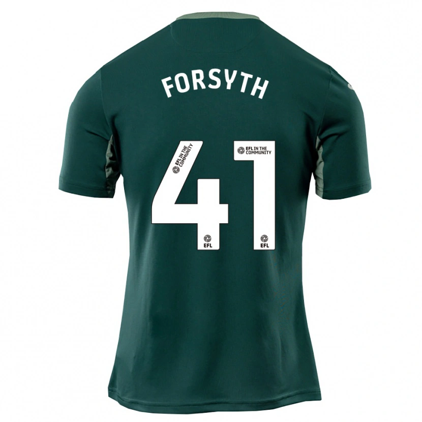 Danxen Damen Gabe Forsyth #41 Grün Weiß Lila Auswärtstrikot Trikot 2025/26 T-Shirt