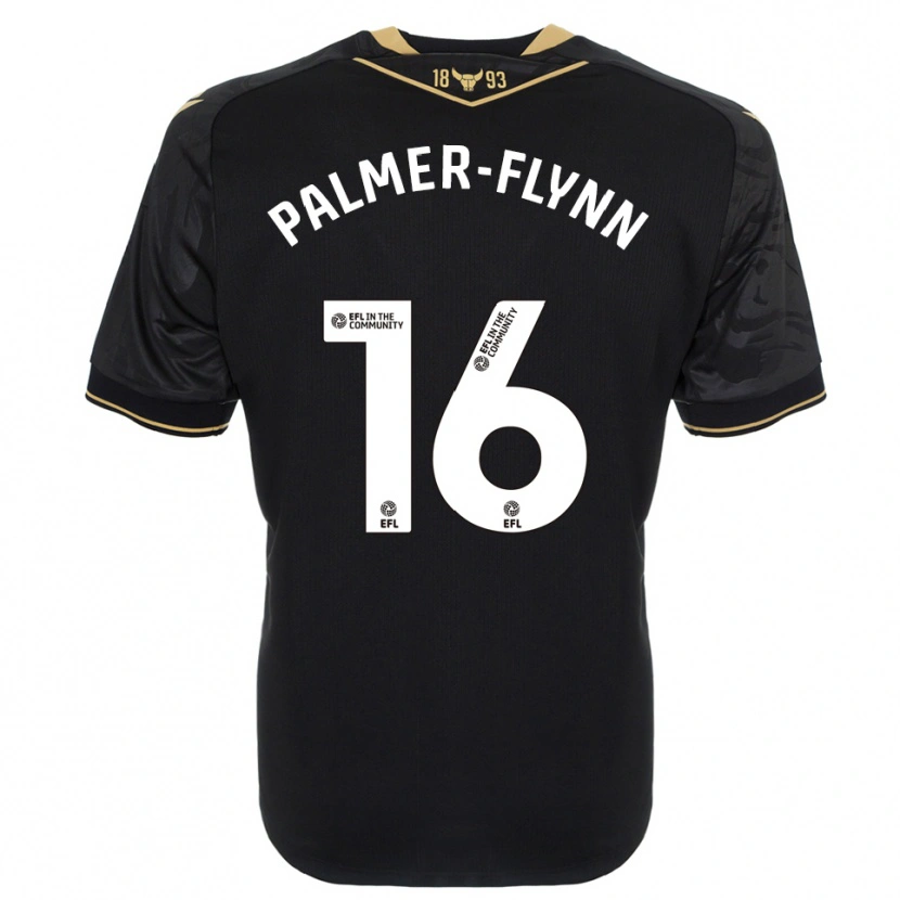 Danxen Damen Callum Palmer-Flynn #16 Schwarz Gold Auswärtstrikot Trikot 2025/26 T-Shirt