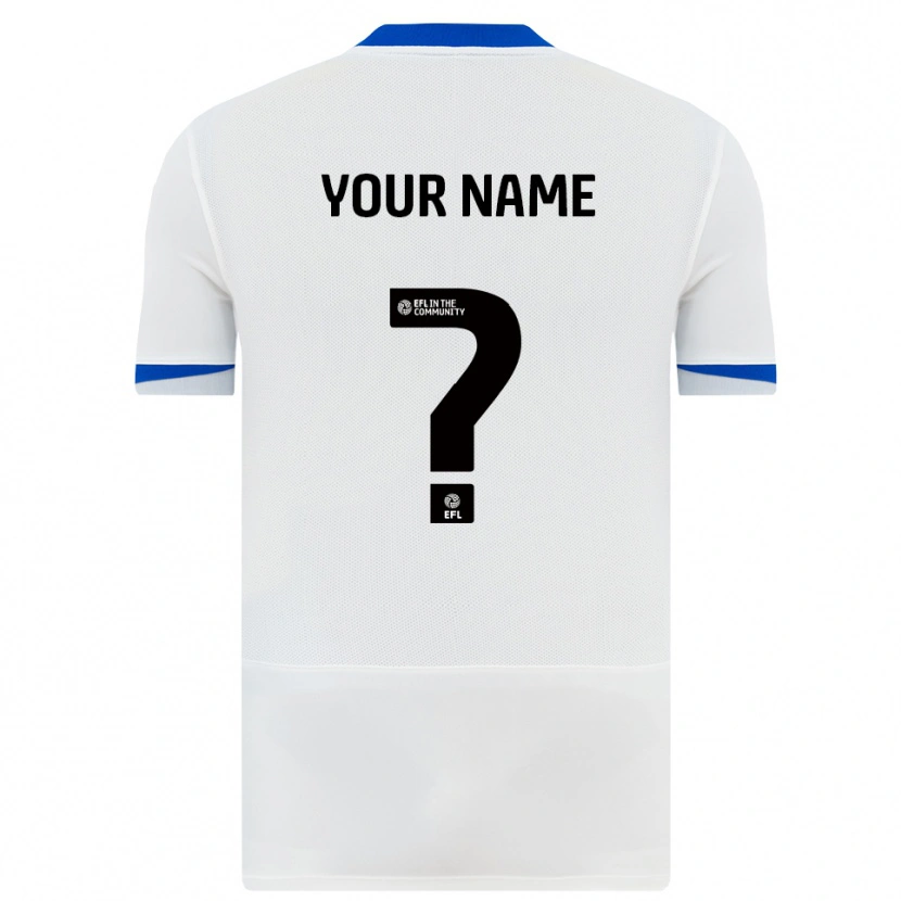 Danxen Damen Ihren Namen #0 Weiß Schwarz Auswärtstrikot Trikot 2025/26 T-Shirt