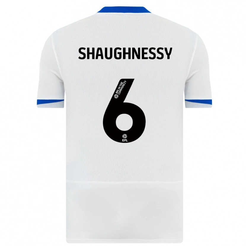 Danxen Damen Conor Shaughnessy #6 Weiß Schwarz Auswärtstrikot Trikot 2025/26 T-Shirt