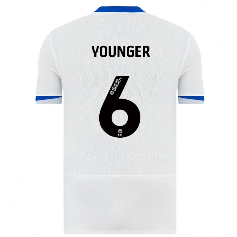 Danxen Damen Jazz Younger #6 Weiß Schwarz Auswärtstrikot Trikot 2025/26 T-Shirt