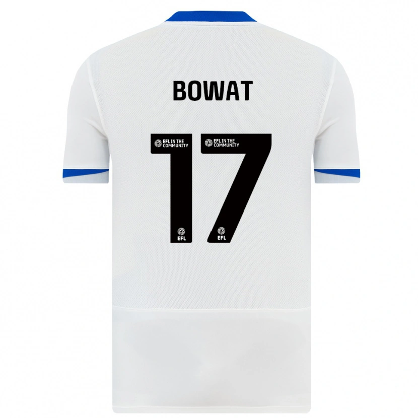 Danxen Damen Ibane Bowat #17 Weiß Schwarz Auswärtstrikot Trikot 2025/26 T-Shirt