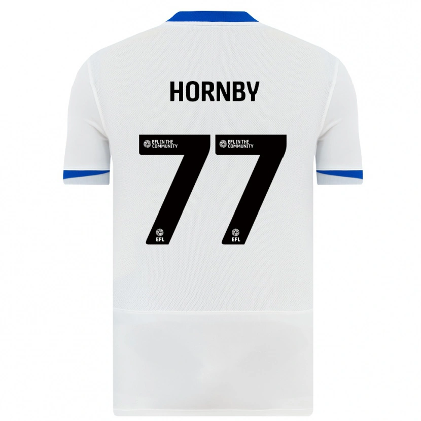 Danxen Damen Megan Hornby #77 Weiß Schwarz Auswärtstrikot Trikot 2025/26 T-Shirt