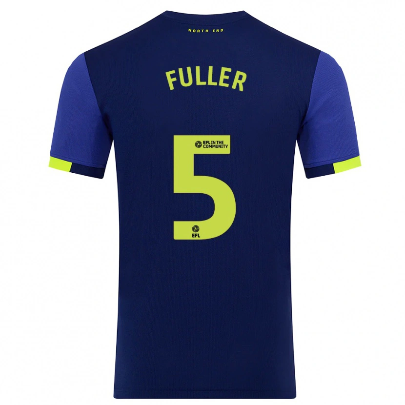 Danxen Damen Olivia Fuller #5 Marine Gelb Auswärtstrikot Trikot 2025/26 T-Shirt