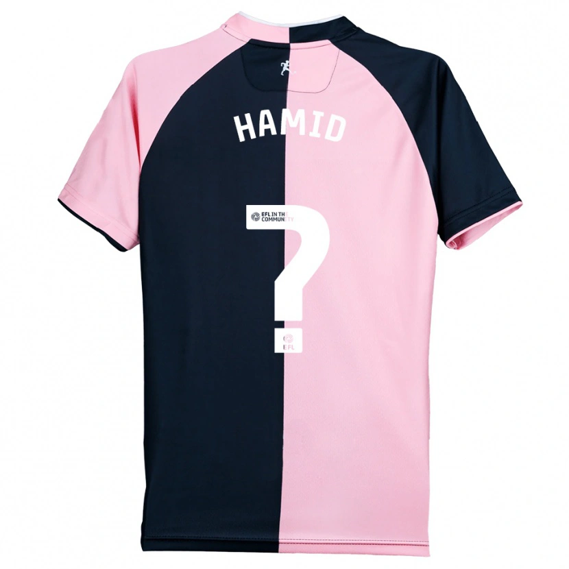 Danxen Damen Hassan Hamid #0 Pink Schwarz Auswärtstrikot Trikot 2025/26 T-Shirt