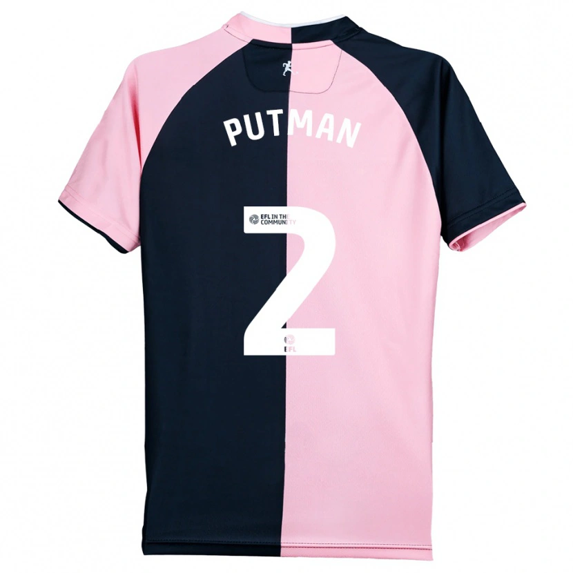 Danxen Damen Jaiden Putman #2 Pink Schwarz Auswärtstrikot Trikot 2025/26 T-Shirt