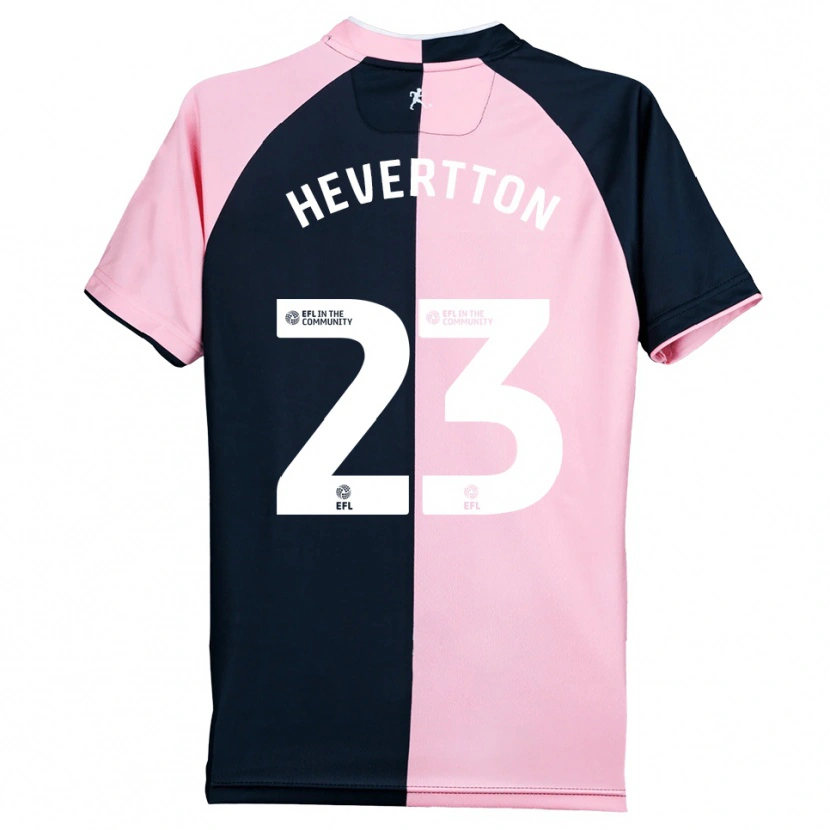 Danxen Damen Hevertton #23 Pink Schwarz Auswärtstrikot Trikot 2025/26 T-Shirt
