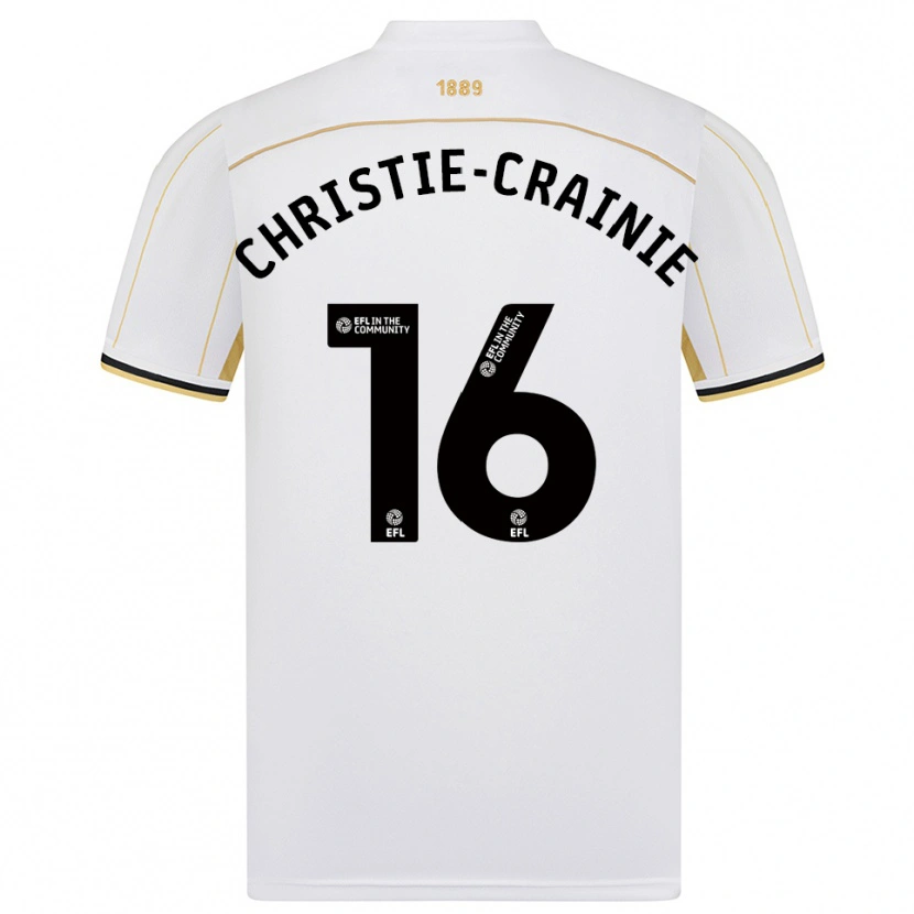 Danxen Damen Archie Christie-Crainie #16 Weiß Gold Auswärtstrikot Trikot 2025/26 T-Shirt