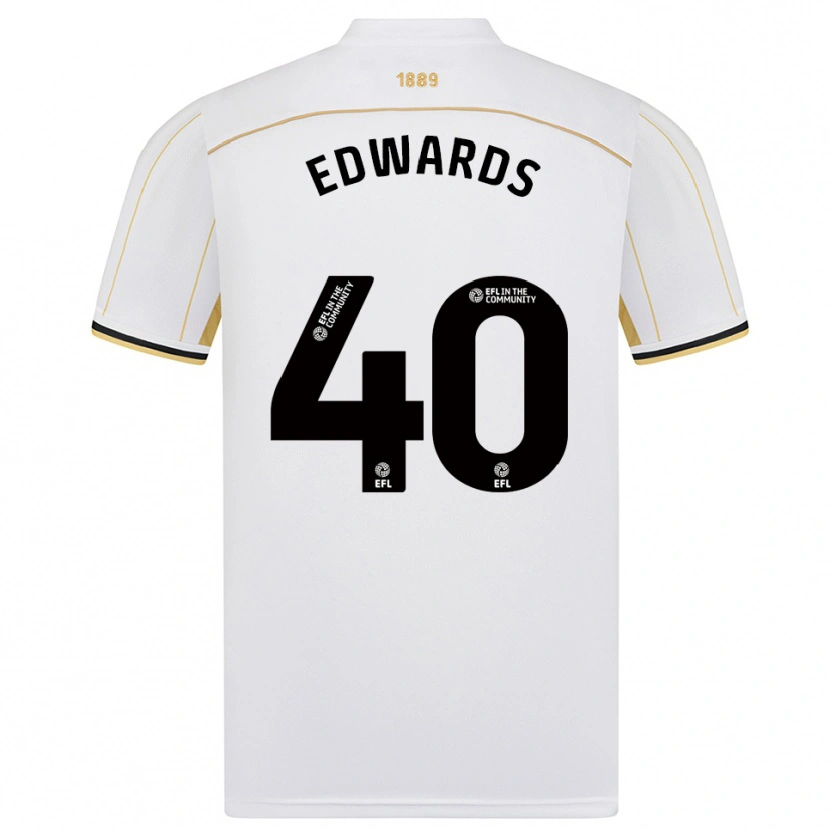 Danxen Damen Liv Edwards #40 Weiß Gold Auswärtstrikot Trikot 2025/26 T-Shirt