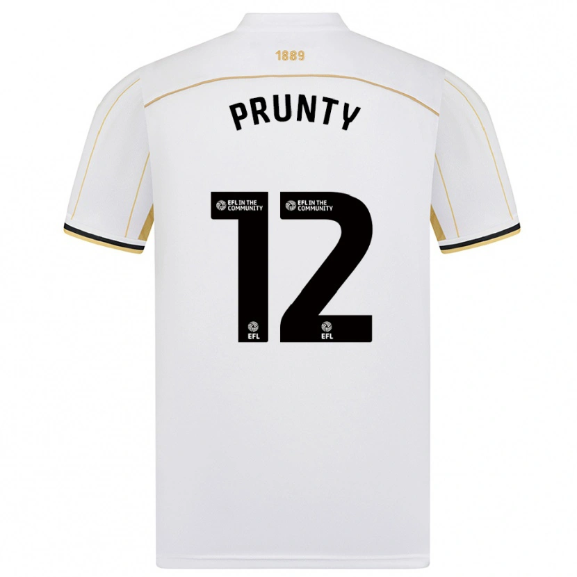 Danxen Damen Jayden Prunty #12 Weiß Gold Auswärtstrikot Trikot 2025/26 T-Shirt