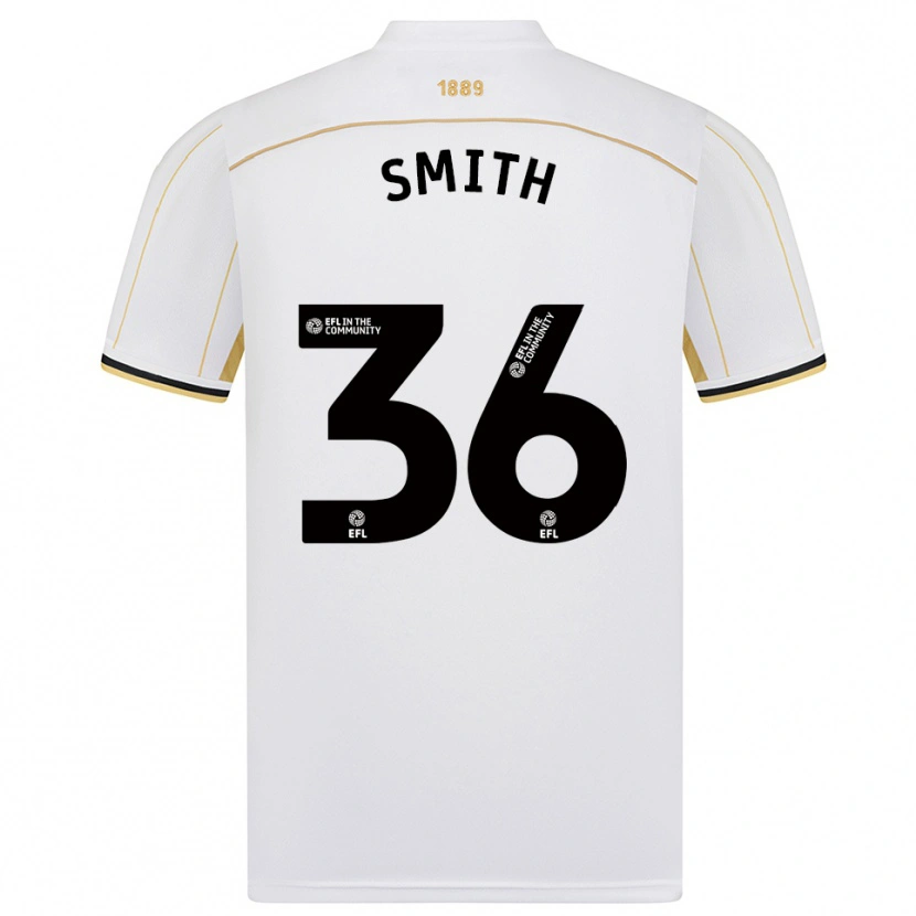 Danxen Damen Joshua Smith #36 Weiß Gold Auswärtstrikot Trikot 2025/26 T-Shirt