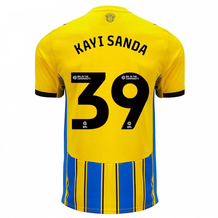 Danxen Damen Joachim Kayi Sanda #39 Blau Gelb Auswärtstrikot Trikot 2025/26 T-Shirt