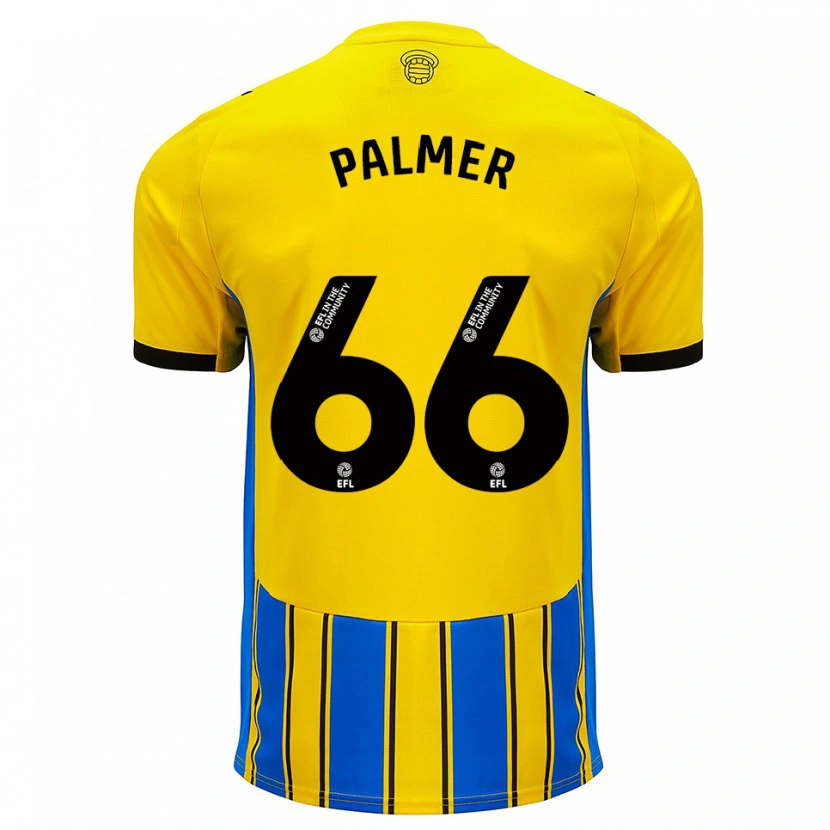 Danxen Damen Aimee Palmer #66 Blau Gelb Auswärtstrikot Trikot 2025/26 T-Shirt