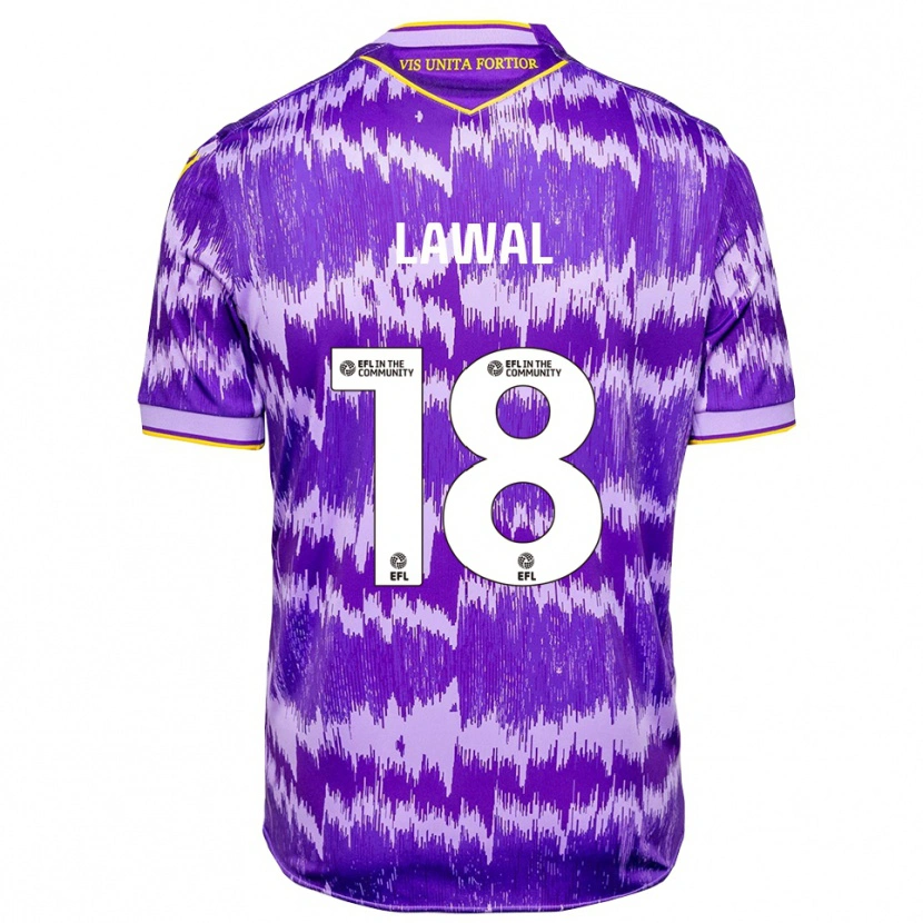 Danxen Damen Bosun Lawal #18 Lila Gelb Auswärtstrikot Trikot 2025/26 T-Shirt