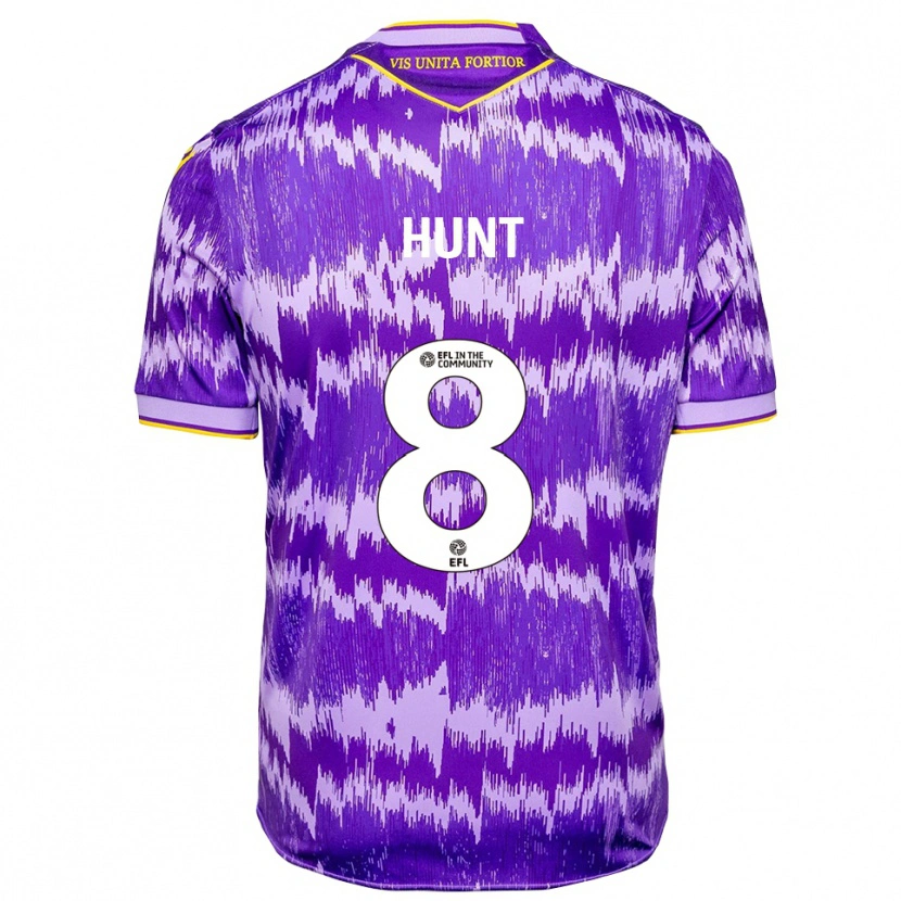 Danxen Damen Abby Hunt #8 Lila Gelb Auswärtstrikot Trikot 2025/26 T-Shirt