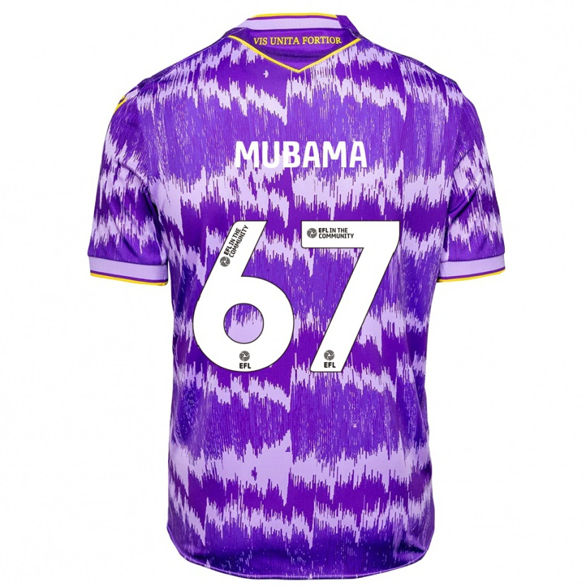 Danxen Damen Divin Mubama #67 Lila Gelb Auswärtstrikot Trikot 2025/26 T-Shirt