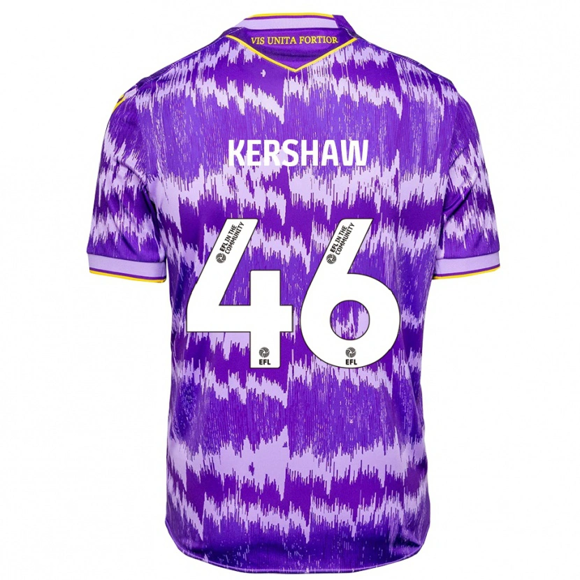 Danxen Damen Ben Kershaw #46 Lila Gelb Auswärtstrikot Trikot 2025/26 T-Shirt