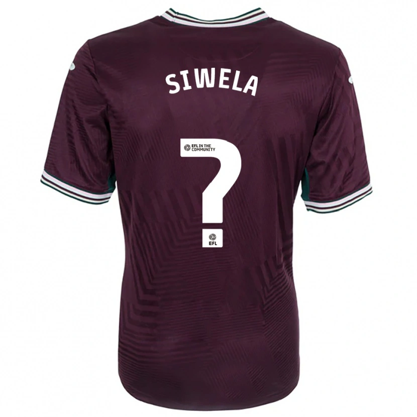 Danxen Damen Nioll Siwela #0 Rostrot Weiß Auswärtstrikot Trikot 2025/26 T-Shirt