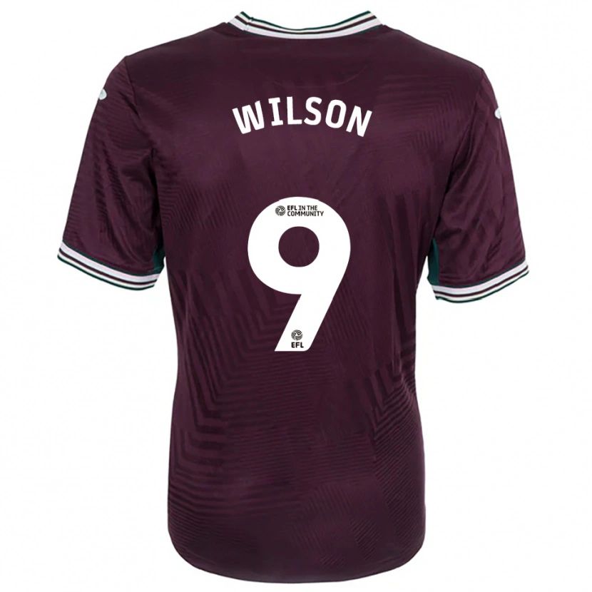 Danxen Damen Kyrell Wilson #9 Rostrot Weiß Auswärtstrikot Trikot 2025/26 T-Shirt